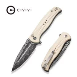 Nóż składany Civivi Incindie Ivory G10, Damascus (C23053-DS1)