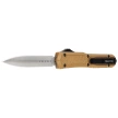 Dulotec OTF Automatic Knife Tactical Brown Aluminum, Satin 3Cr13MoV (K188A-BR)