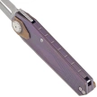 Remette RT-Infinite Power Knife Grilled Blue Titanium, Hand Grinding Pearlescent M390 (RTIP-G)