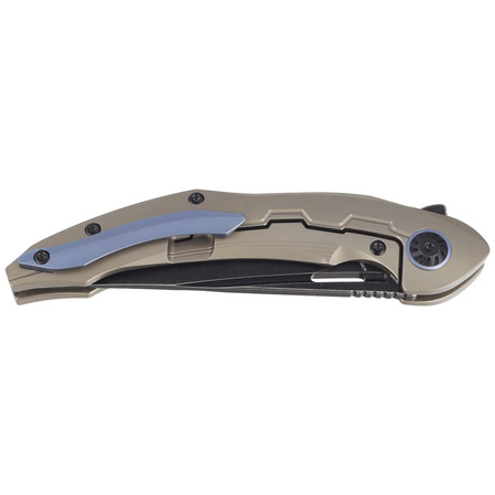 Nóż składany Bestech Marukka Bronze Titanium, Black Stonewashed M390 by Kombou (BT2002C)