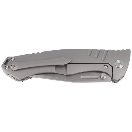 Bestech Keen II Black White G10/Titanium, Stonewashed/Satin CPM S35VN by Koens Craft Knife (BT2301C)