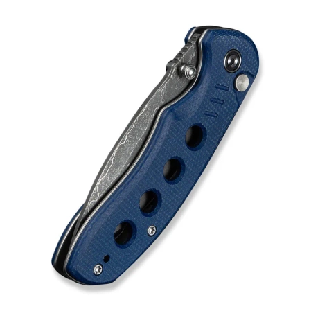 Nóż składany Civivi Triptych Blue Canvas Micarta, Damascus (C23085B-DS1)