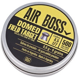 Apolo Air Boss Domed Field Target  AirGun Pellets .177/4.51 mm, 500 pcs 0.60g/9.0gr (30202-1)