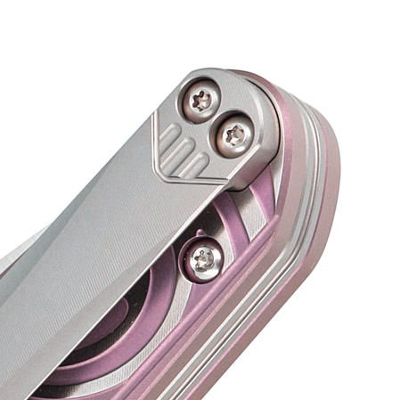 Bestech Mothus Purple Titanium, Satin M390 by Kombou Knife (BT2206D)