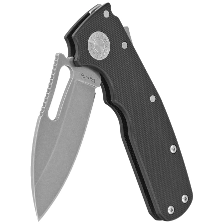 Nóż składany Demko Shark Cub Slicer Shark Black G10, Stonewashed CPM 20CV by Andrew Demko (SC-20CV-BLKG10-SS)