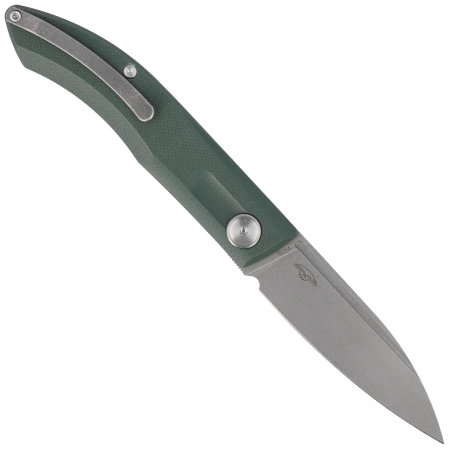Nóż składany Real Steel Stella Green G10, Greywash VG-10 by Poltergeist Works (7054)