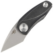 Bestech Tulip Frame Lock Knife Black Titanium, Fine Stonewashed M390 by Ostap Hel (BT1913E)