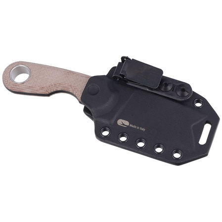 Nóż Viper Berus 1 Natural Canvas Micarta, Black PVD M390 by Tommaso Rumici (VT4012DCN)