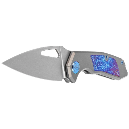 Nóż składany Kubey KB Knives Coeus Gray Titanium/Timascus, Beadblasted CPM S35VN (KB286A)