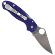 Spyderco Para 3 G-10 Dark Blue CPM S110V Knife (C223GPDBL)