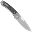 Nóż składany LionSteel Twain Gray Titanium/Carbon Fiber, Satin MagnaCut by Gianni Pauletta (TW GY CF)