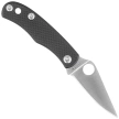 Spyderco Bug Knife Black G10, Satin 12C27 (C133GBKP)