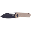 Kubey Royal Knife Tan G10, Dark Stonewashed D2 by Colin Maisonpierre (KU321E)