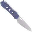 WE Knife Vision R Blue Titanium, Silver Bead Blasted CPM 20CV by Snecx Tan (WE21031-3)