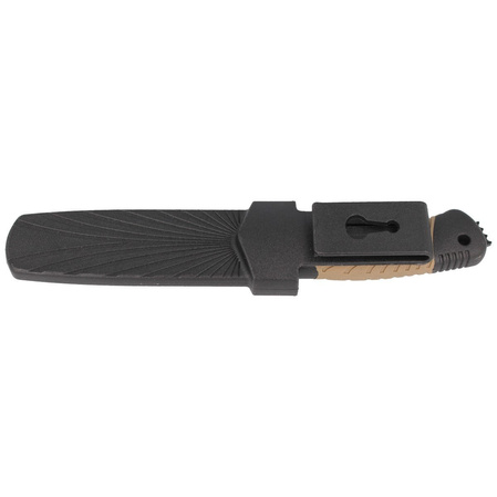 Herbertz CJH Coyote Brown Plastic/Black Rubber Knife, Black 420 (10000880)