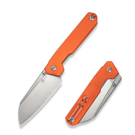 Nóż składany Civivi Hid Orange G10, Satin 14C28N by Ostap Hel (C23008-4)