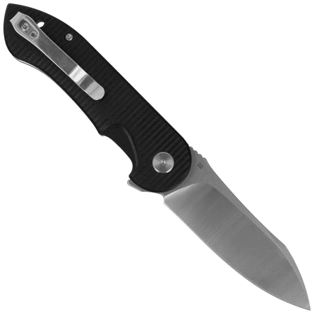 Bestech Torpedo Knife Black G10, Stonewashed / Satin D2 (BG17A-1)