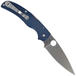 Spyderco Native Chief Knife Cobalt Blue FRN, Satin SPY27 by Sal, Eric Glesser (C244PCBL)