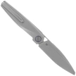 Rike Knife Baidi T Titanium/Green Carbon Fiber, Bead Blasted M390 (RK-Baidi-T-P/GCF)