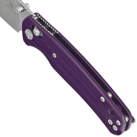 Bestechman Cicada's Wing Knife Purple G10, Satin 10Cr15MoV (BMK06M)