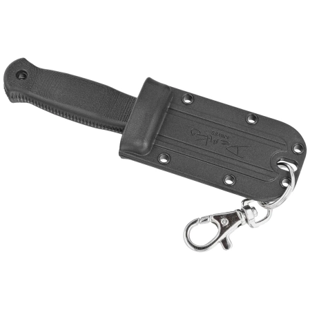 Demko Armiger 2 Shark Foot Knife Black TPR, Satin 4034SS by Andrew Demko (ARM2-4034SS-SF)