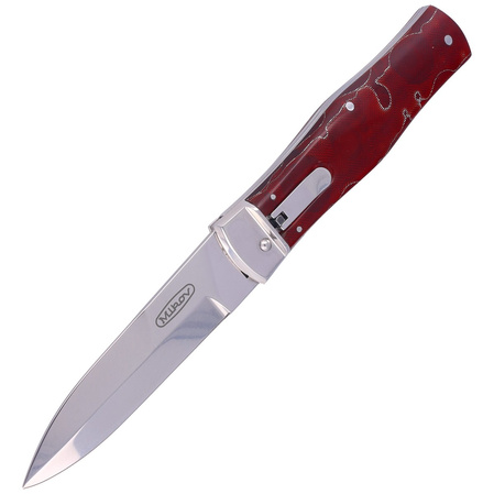 Mikov Predator Red Raffir, Mirror N690 Knife (241-BRa-1/KP Red)