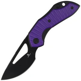 Nóż składany Bestechman Triassic Purple G10, Black PVD 14C28N by Denis Simonutti (BMK17C)