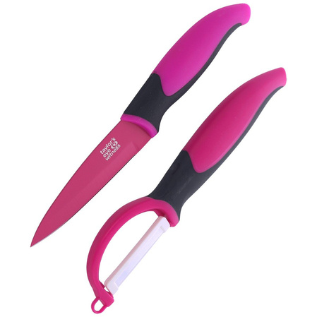 Taylor's Eye Knife Peeler and Peeler Pink Set (377800)