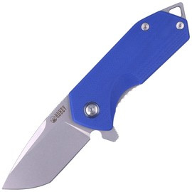 Nóż składany Kubey Campe KU203D Blue G10, Sandblasted D2