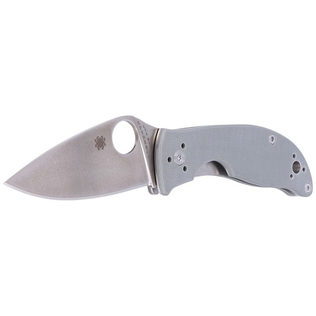 Spyderco Alcyone G-10 Grey, CTS BD1N Plain (C222GPGY)