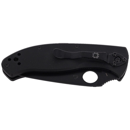 Nóż składany Spyderco Tenacious Black G10, Black 8Cr13MoV by Eric Glesser (C122GBBKP)
