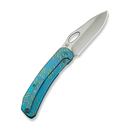 WeKnife Inmate Blue Titanium, Satin CPM 20CV by Jerad Neeve (WE23096B-3)