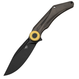 Nóż składany Bestech Seraph Black Bronze Titanium, Black Stonewashed M390 by Kombou (BT2403E)