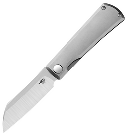 Nóż składany Bestech Bruv White Bead Blasted Titanium, Satin M390 by Galovic Design (BT2401A)