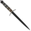 Sztylet Martinez Albainox Triplex Edge Aluminium/Wood, Black 3Cr13Mov (32511)