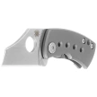Spyderco McBee Gray Titanium, Stonewashed CTS XHP by Jonathan McNees (C236TIP)