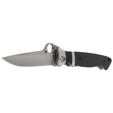 Spyderco Vallotton Sub-Hilt Black G10, Satin CPM S30V Knife by Butch Vallotton (C149GP)