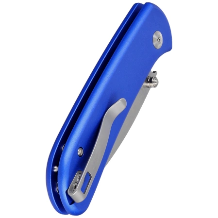 Civivi Qubit Bright Blue Aluminum, Satin 14C28N knife (C22030E-3)