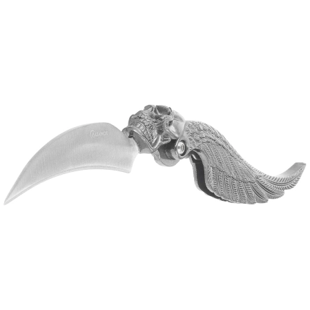 Martinez Albainox Skull Knife Black Zamak, Satin 3Cr13Mov (10971)