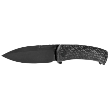 Nóż składany Civivi Caetus Black Burlap Micarta, Black Stonewashed 14C28N (C21025C-2)