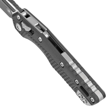 Microtech MSI S/E Ram-Lok Black Tri-Grip Polymer, Black M390MK by Tony Marfione (210T-1PMBK)