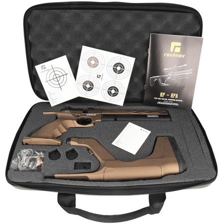 Reximex RP Bronze 5.5mm PCP Air Pistol with Regulator