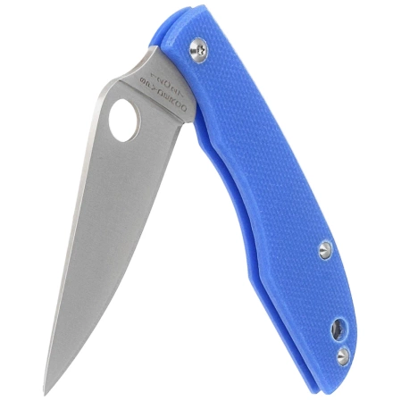 Nóż składany Spyderco Grasshopper Blue G10, Satin 12C27 (C138GBLP)