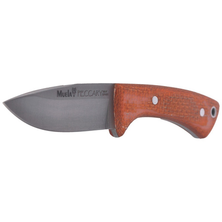 Nóż na szyję Muela Orange Micarta Neck Knife, Satin 1.4116 (PECCARY-8.O)