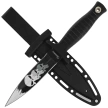 Martinez Albainox 3D Skull Boot Knife Black ABS, Black 3Cr13Mov (32617)