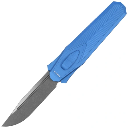 Nóż grawitacyjny Remette RT-Swordfish CP Blue Aluminum/Fat Carbon, Stonewashed 14C28N (ZL103C3)