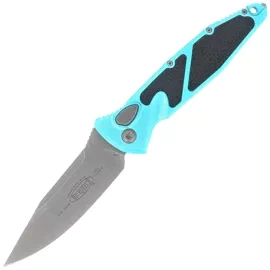 Nóż automatyczny Microtech Socom Elite Auto S/E Turquoise Aluminium, Apocalyptic M390 by Tony Marfione (160A-10APTQ)