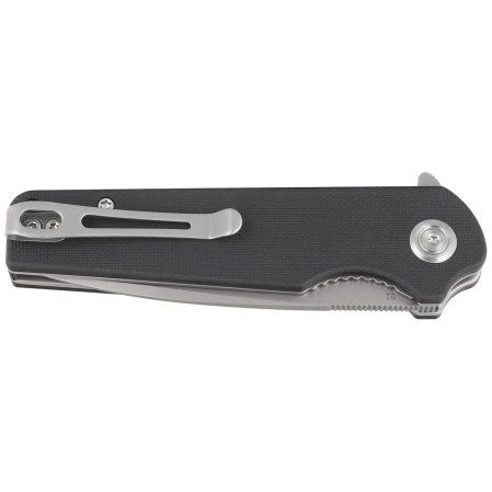 Nóż składany Kubey Knife Wolverine, Black G10, Sand Blasted D2 (KU233A)