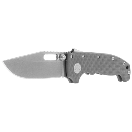 Demko AD20S Clip Point Knife Gray G10, Stonewashed MagnaCut by Andrew Demko (MGAD20S-MAG-GRYG10-CP)