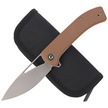 CIVIVI Riffle Brown Micarta, Stonewashed (C2024A)